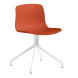 Hay About a Chair AAC10 stoel met wit onderstel Orange