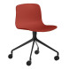 Hay About a Chair AAC14 stoel met zwart onderstel Warm Red