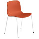Hay About a Chair AAC16 stoel met wit onderstel Orange