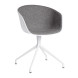 Hay About A Chair AAC20 stoel, onderstel wit, kuip wit, Hallingdal 130