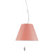 Luceplan Costanzina hanglamp up&down, kap edgy pink