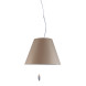 Luceplan Costanzina hanglamp up&down, kap shaded stone