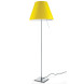 Luceplan Costanza vloerlamp met aan-/uitschakelaar aluminium body, kap smart yellow
