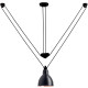 DCW éditions Acrobates de Gras N328 L hanglamp zwart koper