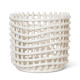 Ferm Living Ceramic basket opbergmand large Off-White