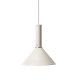 Ferm Living Cone Light Grey hanglamp groot lichtgrijs