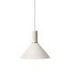 Ferm Living Cone Light Grey hanglamp klein lichtgrijs