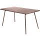 Fermob Luxembourg tuintafel 143x80 Russet