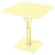 Fermob Luxembourg tuintafel massief blad 71x71 frosted lemon
