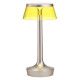 Flos Bon Jour Unplugged tafellamp LED satijn, kap geel