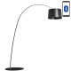 Foscarini Twiggy MyLight booglamp LED dimbaar Bluetooth zwart