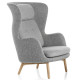 Fritz Hansen RO JH2 Chair loungestoel designers selection grijs