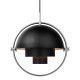 Gubi Multi-Lite hanglamp chroom/zwart
