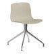 Hay About a Chair AAC10 stoel met gepolijst aluminium onderstel Pastel Green