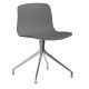 Hay About a Chair AAC10 stoel met gepolijst aluminium onderstel Grey