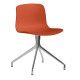 Hay About a Chair AAC10 stoel met gepolijst aluminium onderstel Orange
