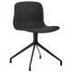 Hay About a Chair AAC11 gestoffeerde stoel, onderstel zwart, Steelcut 190