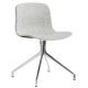 Hay About a Chair AAC11 gestoffeerde stoel, onderstel gepolijst aluminium, Hallingdal 116