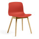 Hay About a Chair AAC12 stoel gelakt onderstel warm red