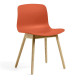 Hay About a Chair AAC12 stoel gelakt onderstel oranje