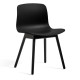 Hay About a Chair AAC12 stoel zwart gelakt onderstel zwart