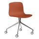Hay About a Chair AAC14 stoel met gepolijst aluminium onderstel Orange