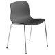 Hay About a Chair AAC16 stoel met chroom onderstel Soft Black