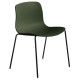 Hay About a Chair AAC16 stoel met zwart onderstel Green