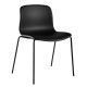 Hay About a Chair AAC17 stoel, onderstel zwart, Leather Sierra
