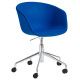 Hay About a Chair AAC53 bureaustoel, onderstel gepolijst aluminium, Divina 756