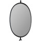 Livingstone Design Oval spiegel zwart