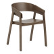 Muuto Cover stoel stained dark brown