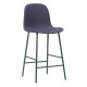 Normann Copenhagen Form Bar Chair gestoffeerde barkruk 65cm blauw