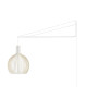Secto Design Octo 4240 hanglamp witte wandbeugel wit