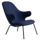 &tradition Catch JH14 fauteuil donkerblauw, stofsoort Divina 3 793