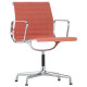 Vitra EA 104 stoel verchroomd, poppy red/ivory
