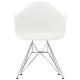 Vitra Eames DAR stoel verchroomd onderstel, wit