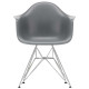 Vitra Eames DAR stoel verchroomd onderstel, graniet grijs
