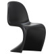 Vitra Panton chair stoel (nieuwe zithoogte) diepzwart